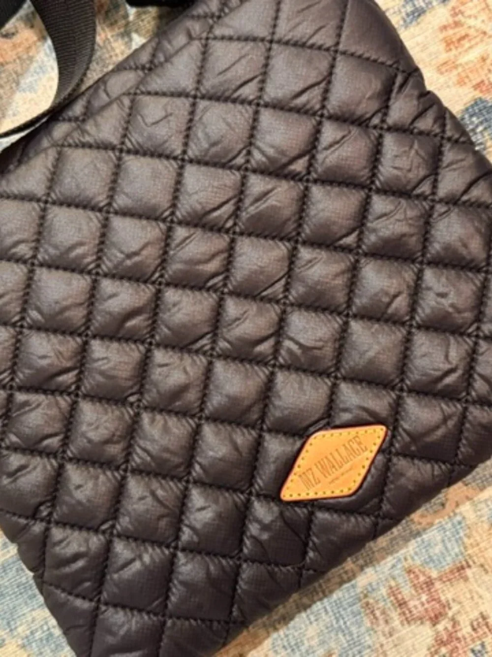 MZ Wallace Metro Flat Crossbody - Black - Like New